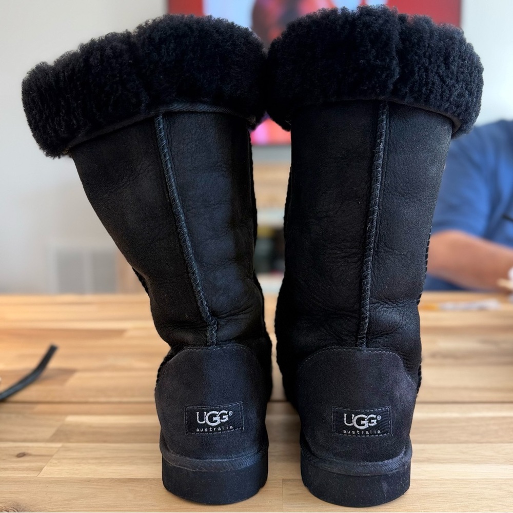 UGG Black Shearling Boots